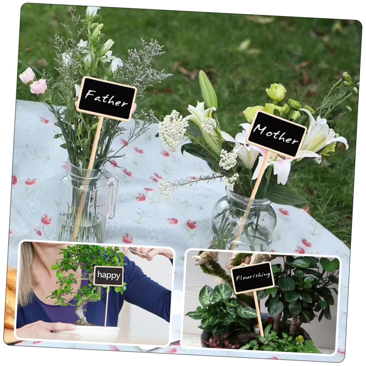 BESTonZON 3 Sätze Pflanzenschilder Etiketten Für Gartenpflanzen Langlebig Für Beschriftung Von Gemüse Und Kräutern Drinnen Und Draußen 20 Stück * 3