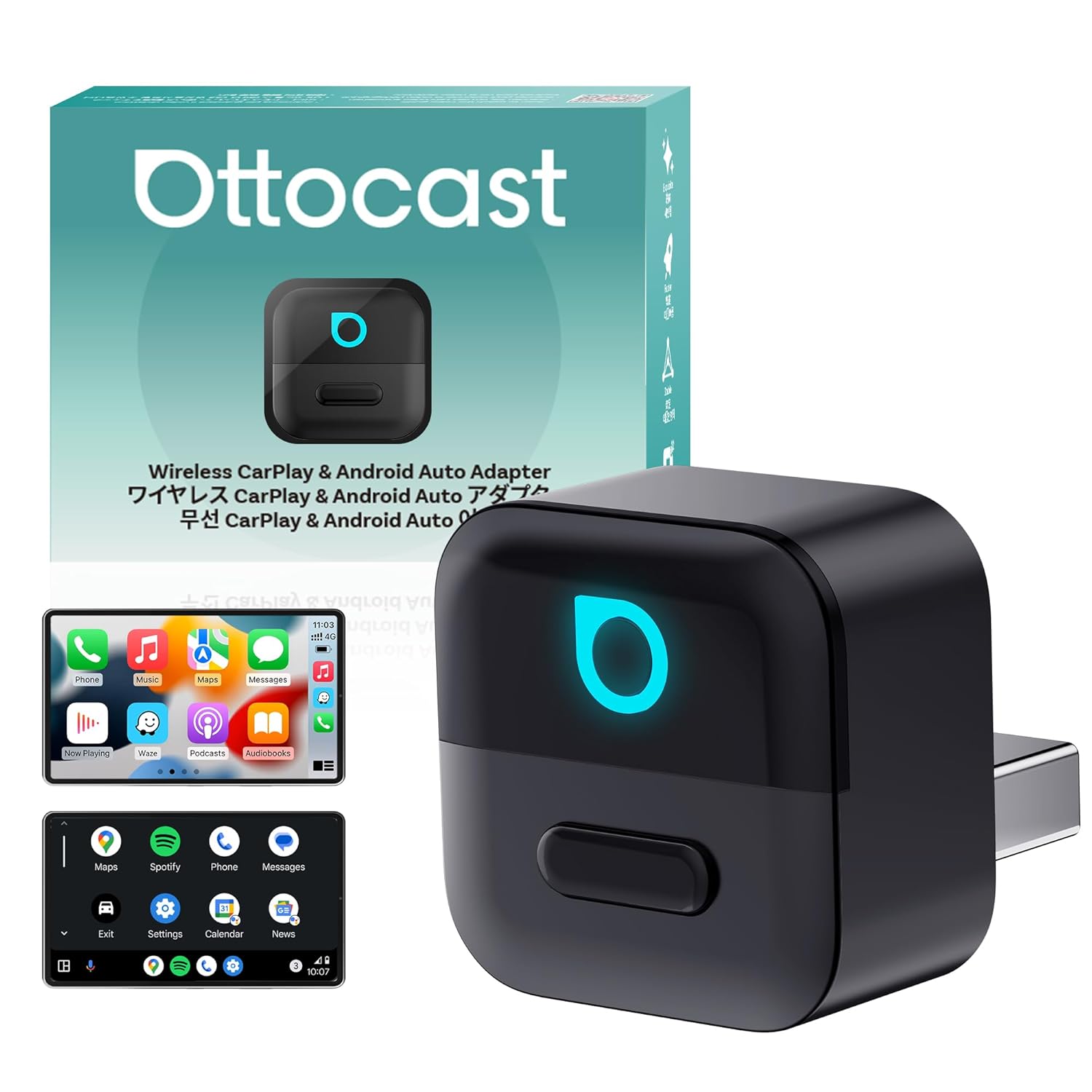 OTTOCAST Mini Pico Wireless CarPlay...