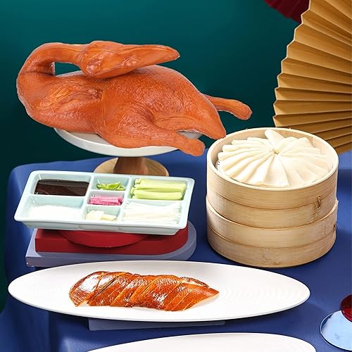 Miniatura 5 de LOGOFUN Pato asado artificial modelo falso pato de Pekín simulación exhibición de alimentos fotografía accesorios decoración