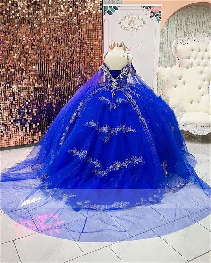 Gold Lace Applique Quinceanera Dresses 2 Piece Detachable Ball Gowns with Cap Sweet 15 Girls 20252