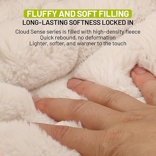 Miniatura 2 de Cama para gatos en forma de dona, cama de felpa suave para mascotas, sofá redondo esponjoso para gatos, lavable, antideslizante, cama para perro,