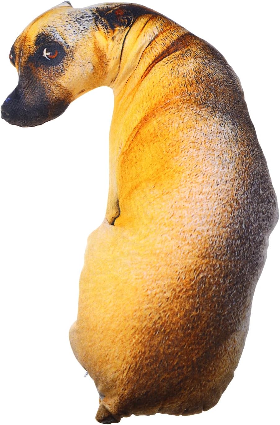 Toyvian 1PC 3D Dog Throw Pillow 3D Simulation Plush Stuffed Animal Cushion Pillow Toy for Kids, Home, Bed, Sofa (Hound 50cm)