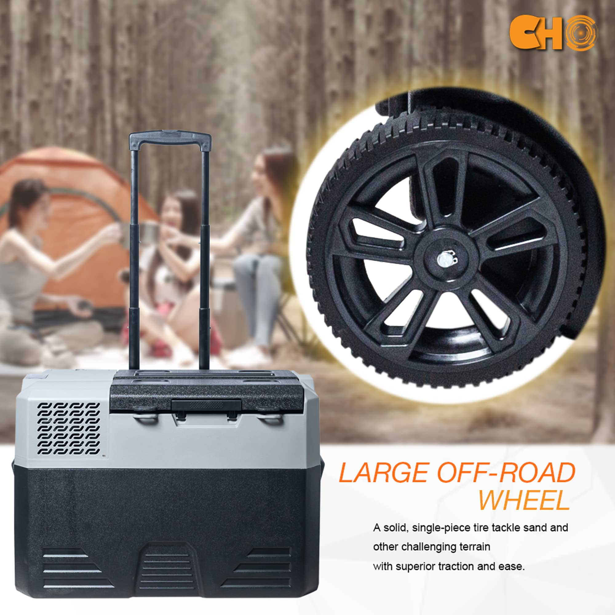 Buy CHO POWER SPORTS Portable Freezer Cooler AC/DC Compressor