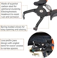 Vista 5 de Juego de 2 alicates de desconexión EVAP y juego de herramientas de desconexión de línea de combustible, incluye alicates de conector eléctrico
