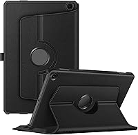 Vista 9 de Fintie Funda giratoria para Yaxa Fire Max 11 (13ª generación, versión 2023) con soporte para lápices integrado, funda protectora con soporte