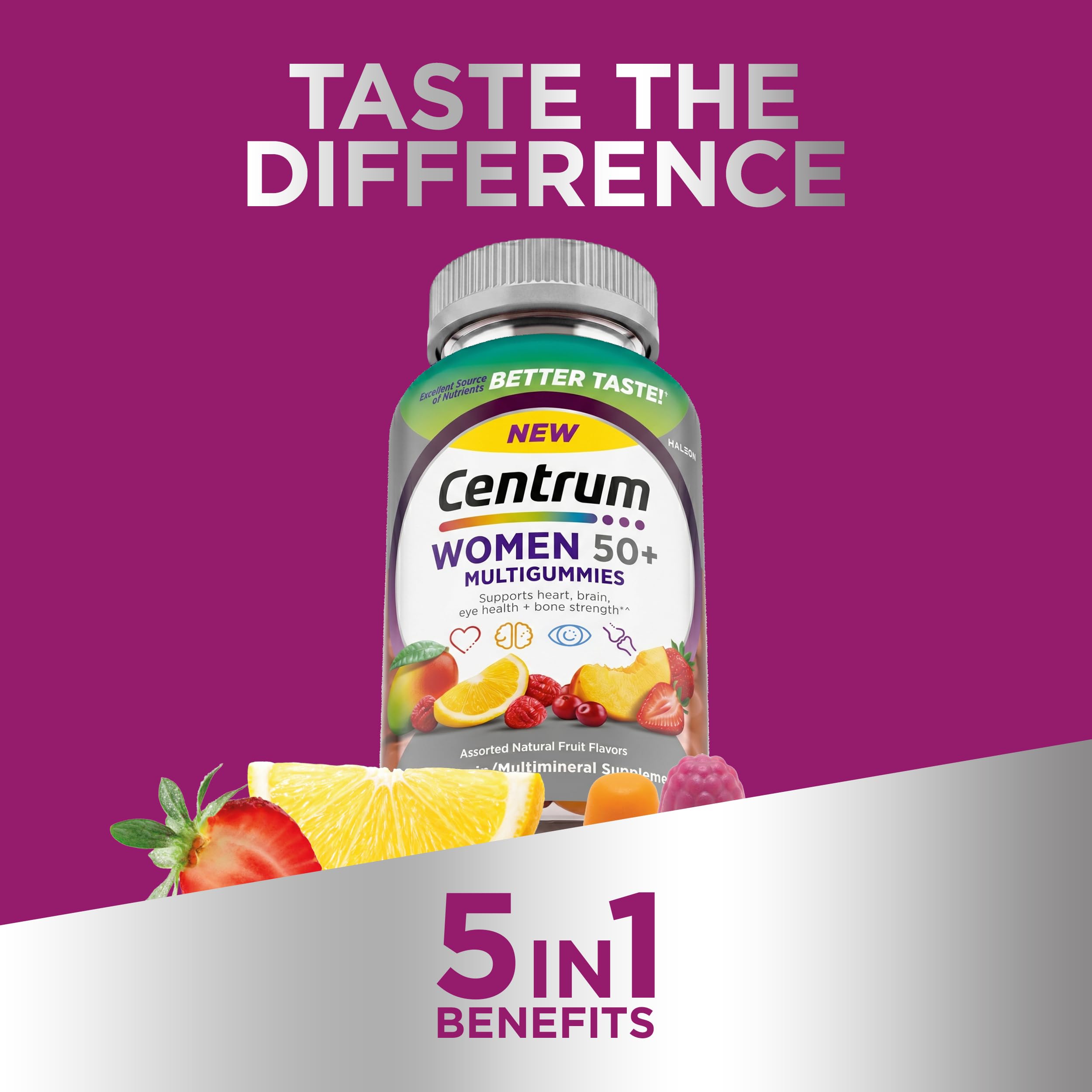 Centrum MultiGummies for Women 50 and Over, 140 Count — Amazon image 9