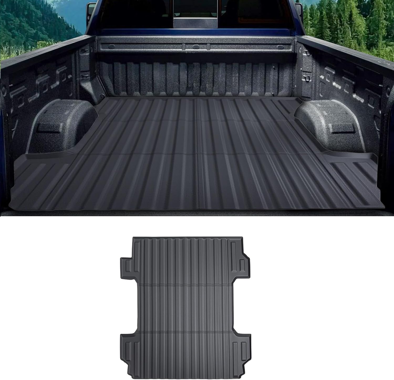 Bed Mat Compatible with 2020-2025 Chevy Silverado&GMC Sierra 2500 3500HD 6.8FT Truck Bed Liner Pickup Potector for Chevrolet Silverado Accessories(20-25 Silverado&Sierra 2500/3500 HD 6.8FT)