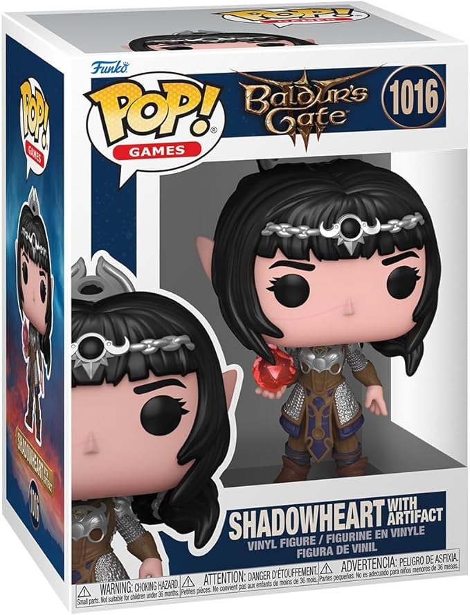 Funko Pop Games: Baldurs Gate - Shadowheart with Artifact - Baldurs Gate 3 - Collectable Vinyl Figure - Gift Idea - Official Merchandise - Toys for Kids & Adults - Video Games Fans