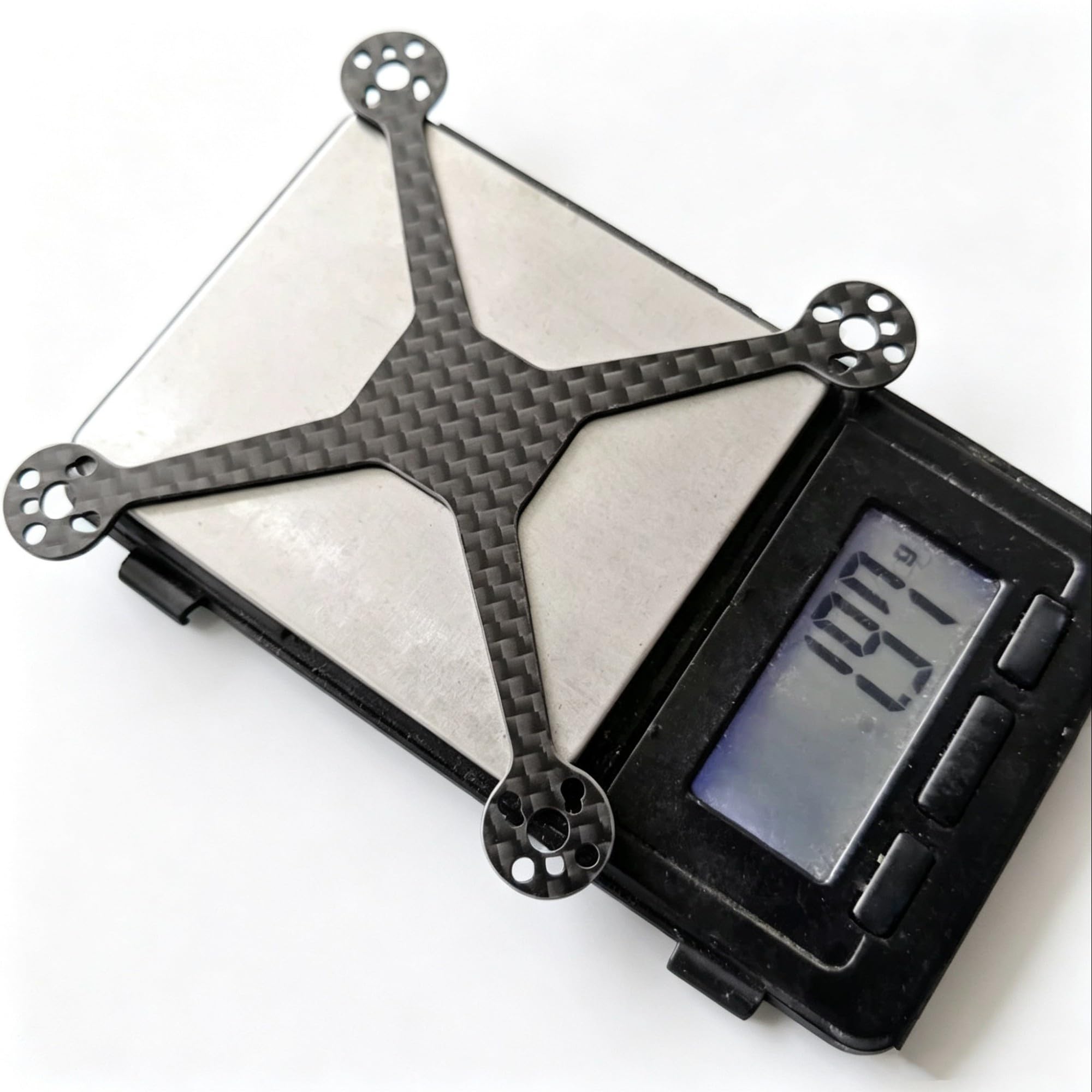 Compatibile con Mobula8 85 Piastra carbone rinforzata 1mm drone FPV