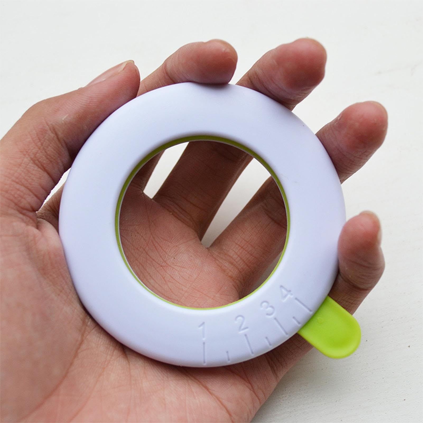 Herramienta de medición de pasta, dispositivo de medición de espaguetis ajustable de 7,8 cm, herramientas de medición eficientes para 1-4 porciones de pasta, dispositivos de control de porciones de