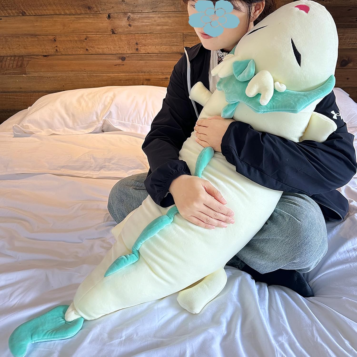 Dragon Plush Pillow, 41 Inch Dragon Stuffed Animals, Christmas Birthday Gift for Adults Kids Girls Boys