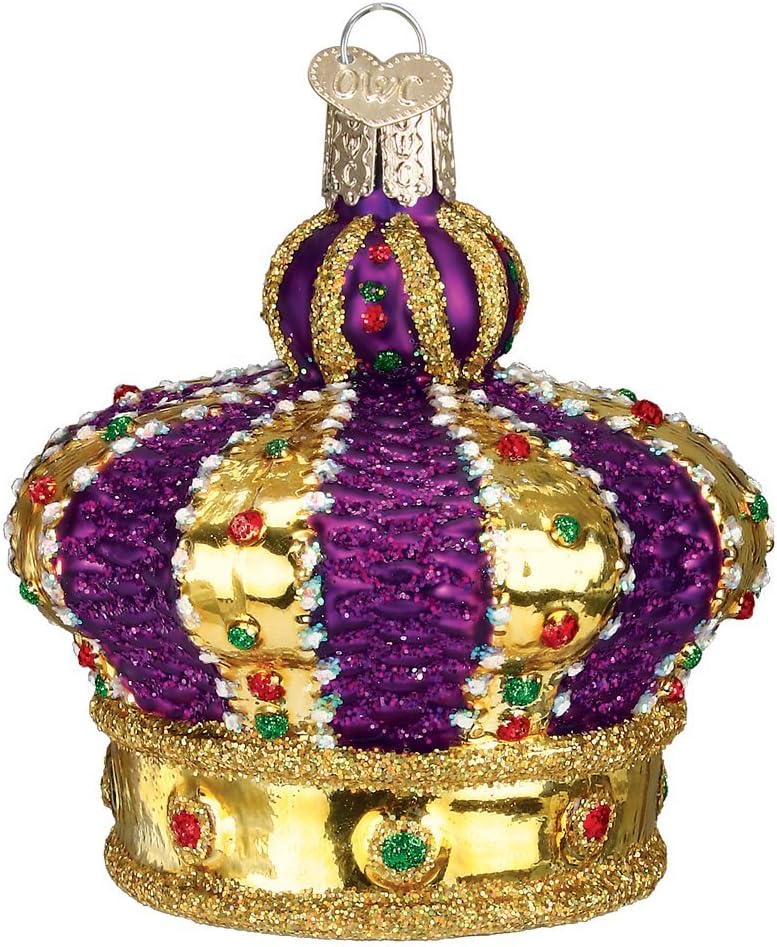 Old World Christmas Crown Of Royalty Glass Blown Ornament