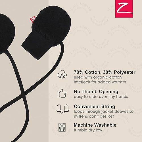 Miniatura 3 de Zutano Manoplas de forro polar para bebé niño