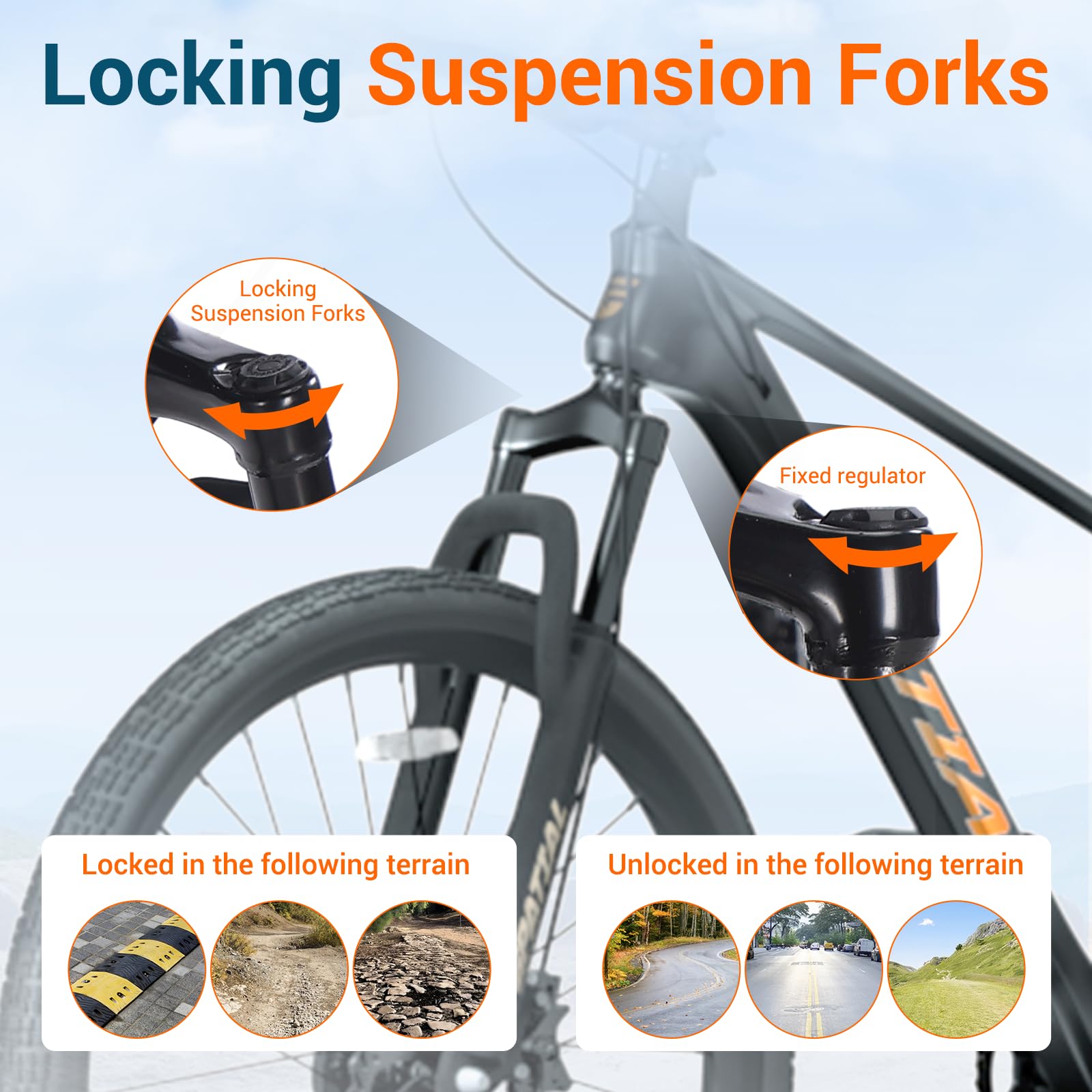 SPATIAL MTB Bicicleta de Montaña para Adultos y Jóvenes - 29/27,5/26/24 Pulgadas, 8/21 Velocidades, Frenos de Disco Mecánicos Dobles, Cuadro de Aluminio, Suspensión Delantera, Asiento Ajustable
