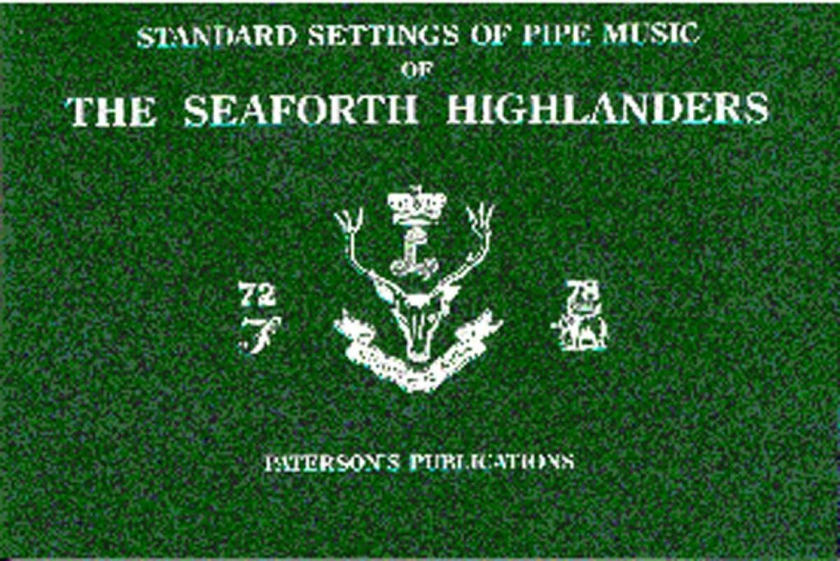 Standard Settings Of Pipe Music Book [Softcover] Bagpipes Paterson's Publication