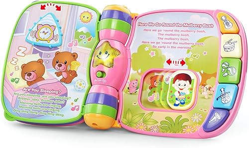 Vista 4 de VTech Musical Rhymes Book Online Exclusive, color rosa