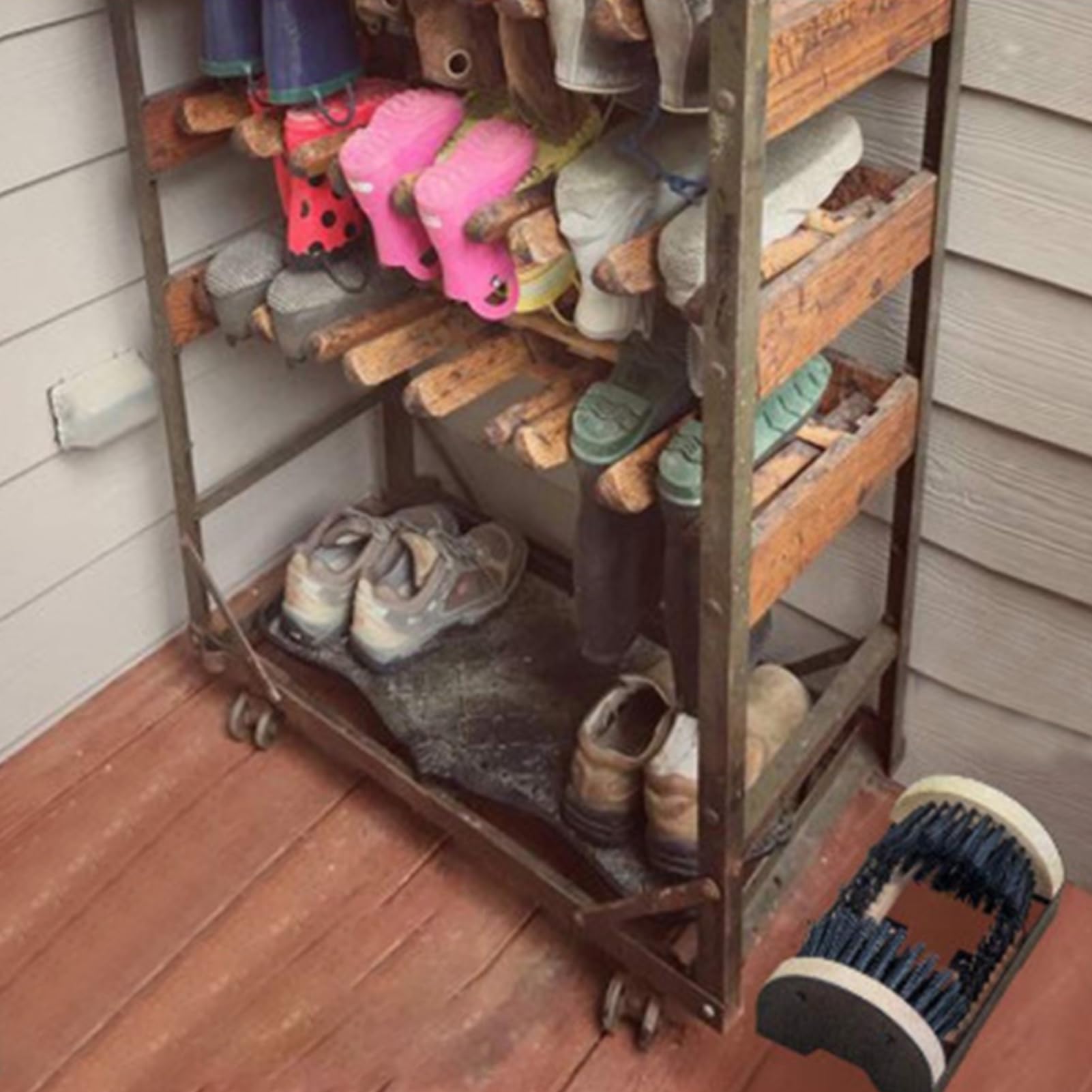 Rascador de Botas – Cepillo multifunción para Zapatos, Limpiador de jardín