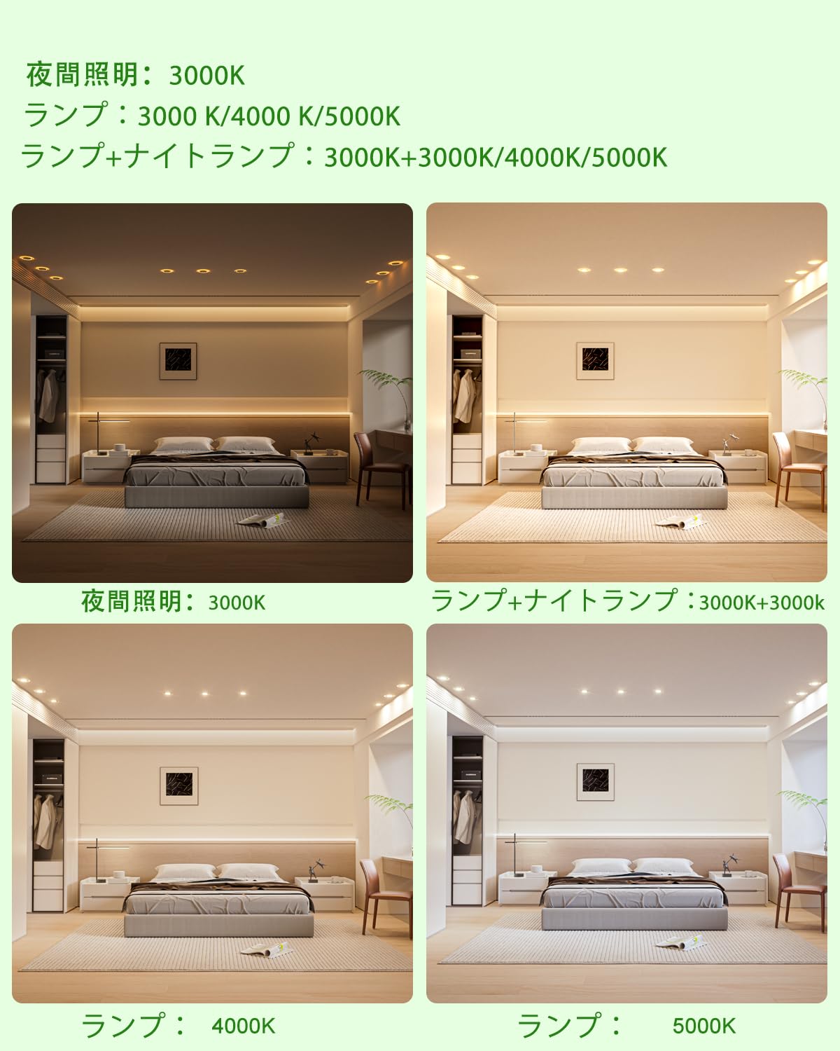 Amazon.co.jp: LIGHTDOT 直径130-135mmダウンライト 3000K,4000K