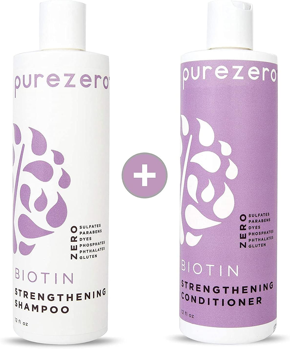 Purezero Biotin Shampoo & Conditioner set Anti Thinning Formula