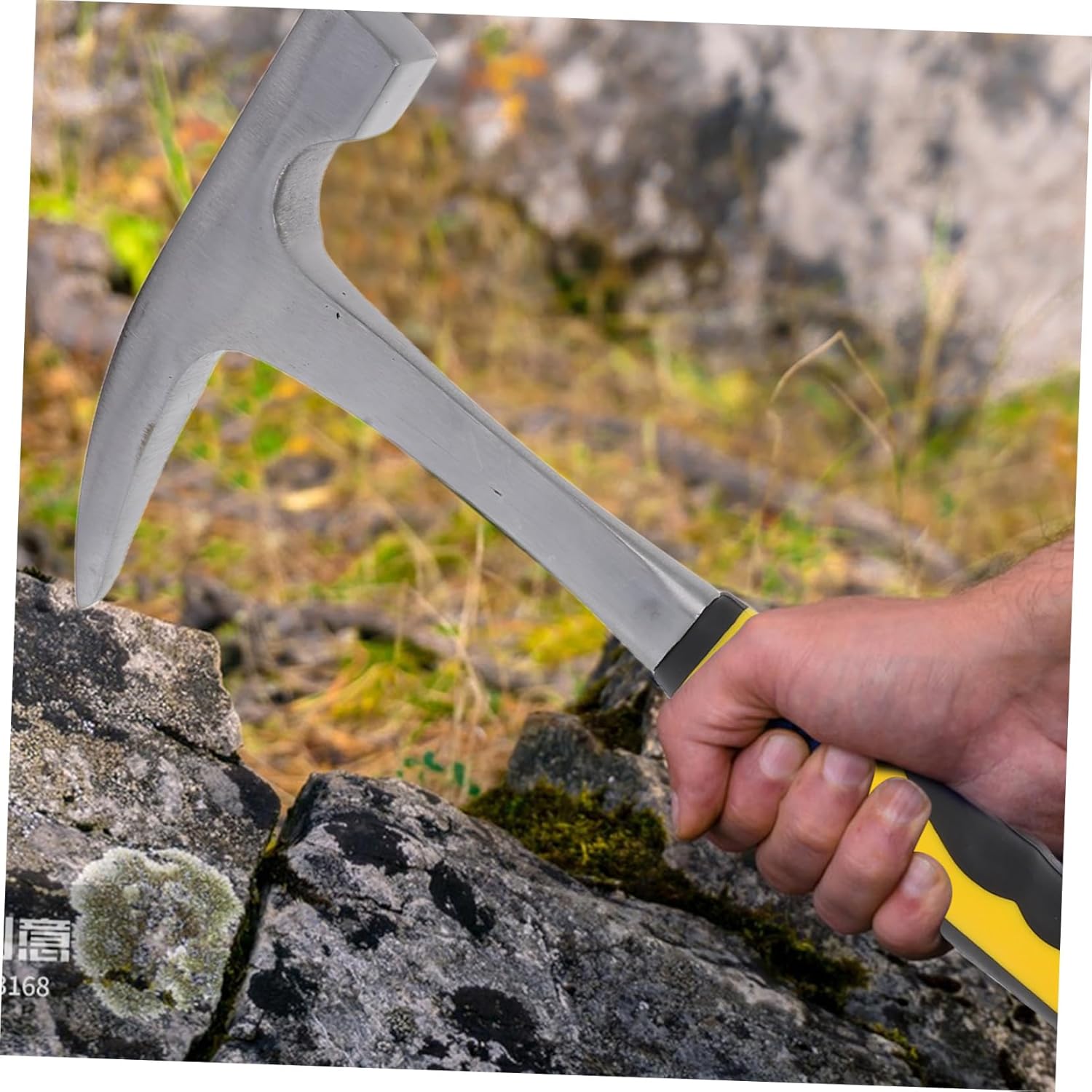 Ergonomic Rock Hammer with Pointed Tip Lightweight Geological Tool for Surveys Exploration Enhanced Efficiency for Accurate Work Compact Design for Easy Handling