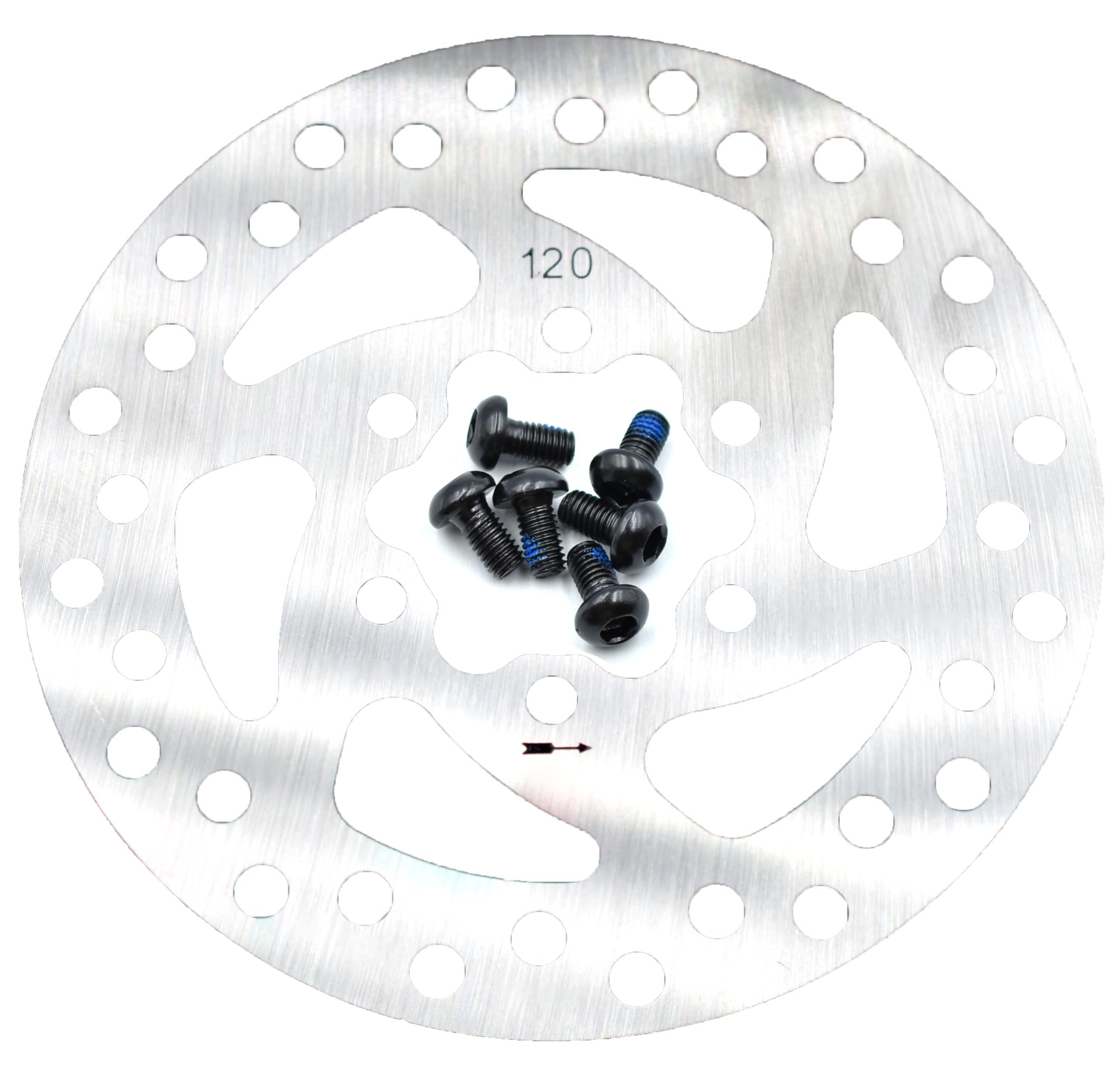 Disque De Frein 120 Mm MyBESTscooter Pour Segway Ninebot F20/F25/F30/F40/F – 6 Trous, Avec Vis, Adaptable