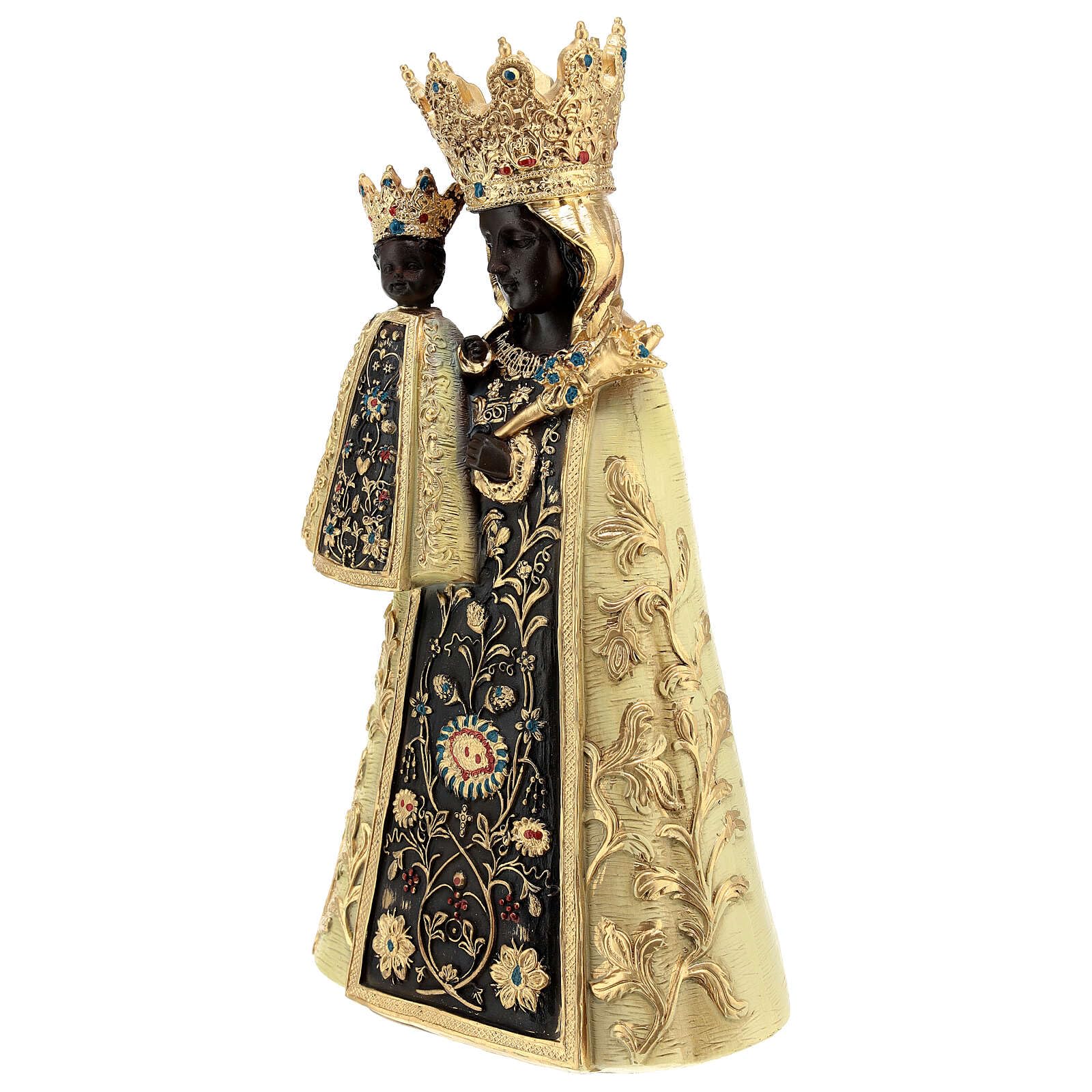 Holyart Statue in resina e PVC: Statua Madonna Nera Altötting resina 20 cm