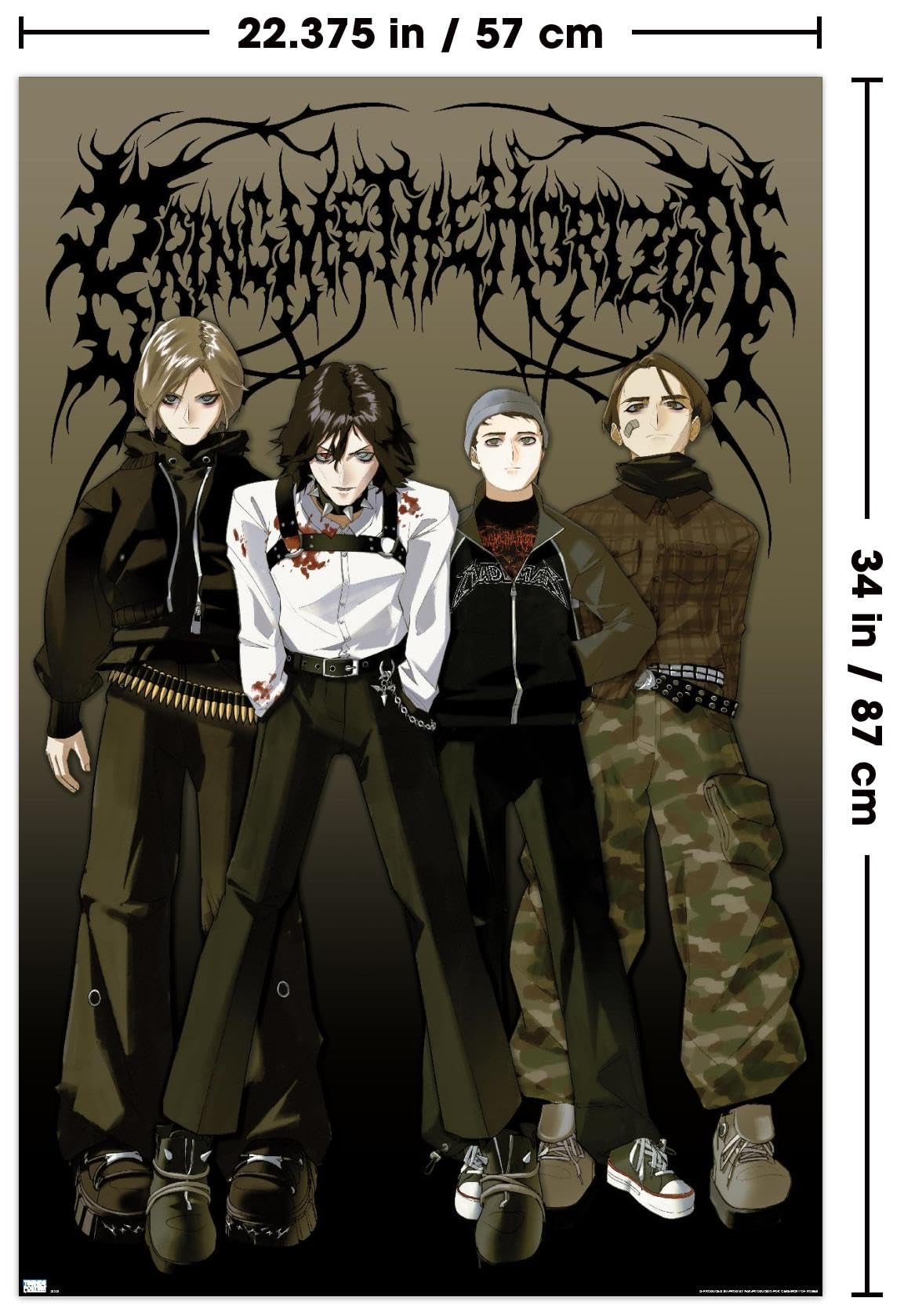 攻殻機動隊　bring me the horizon ポスター Amazon.com: Bring Me The Horizon - Anime Wall Poster, 34L