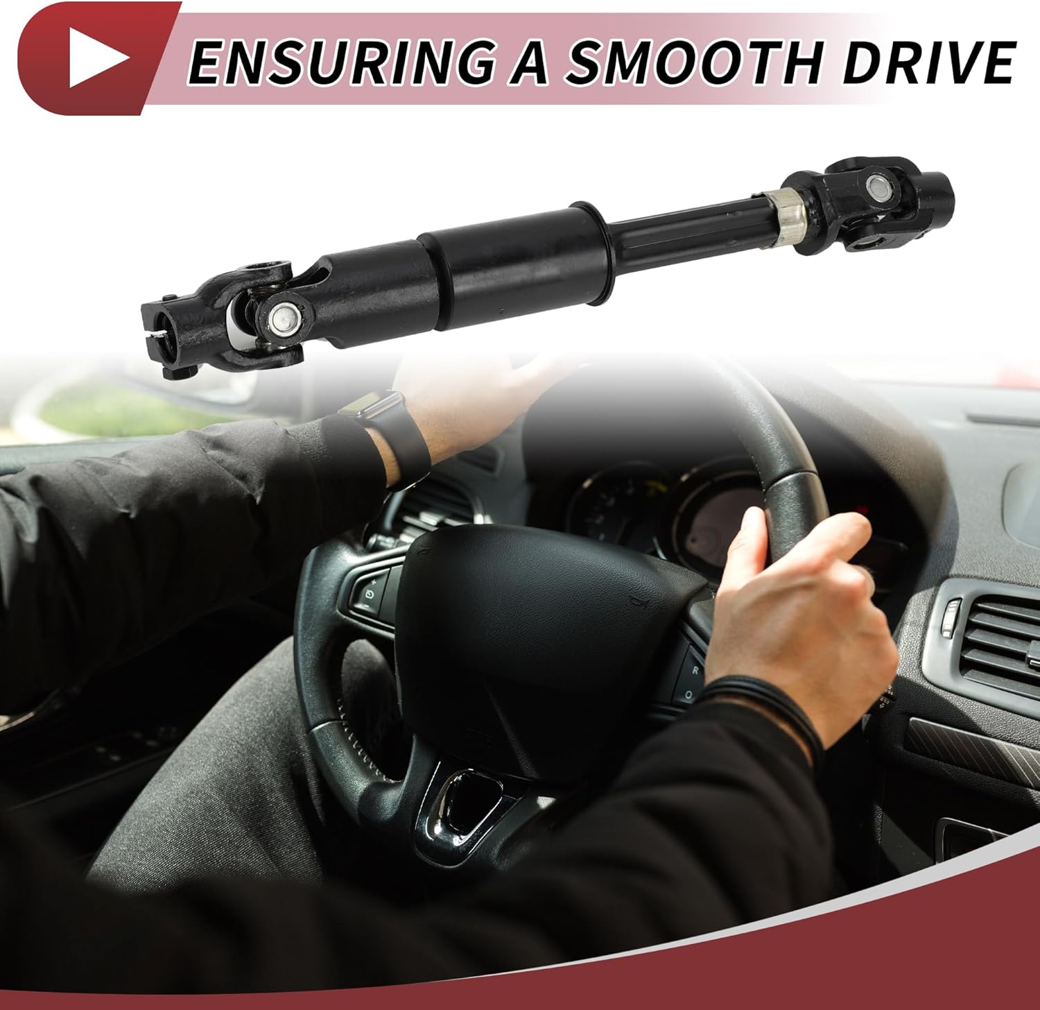 1 Pc Car Steering Shaft Steering Column Shaft for Ford Five Hundred 2005-2007 6 Cyl 3.0L DOHC EFI Modular No.6F9Z3B676AA