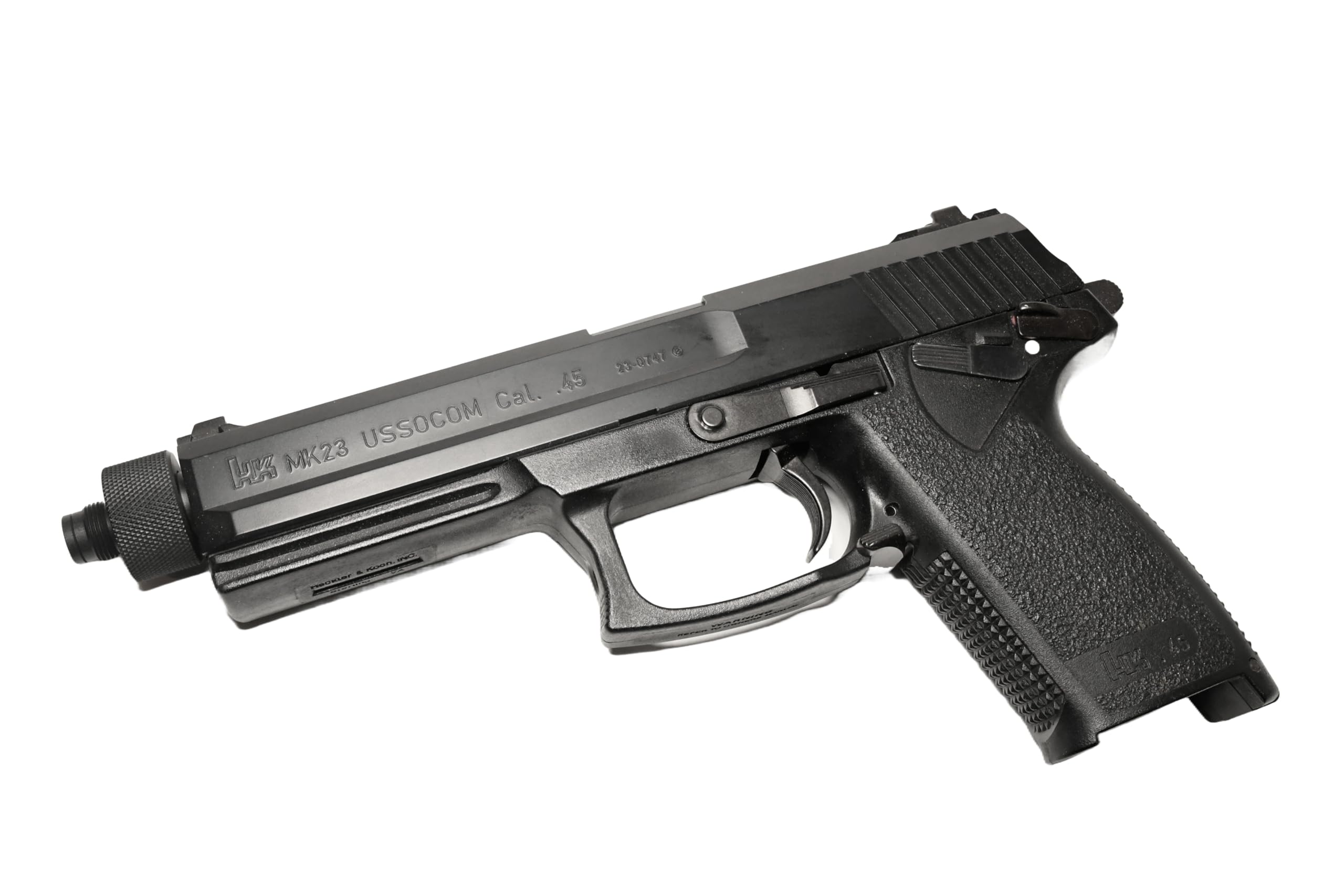 KSC MK23 サイレンサー付き KSC] MK23 SOCOMピストル ABS サイレンサー付き (中古)｜エアガン.jp