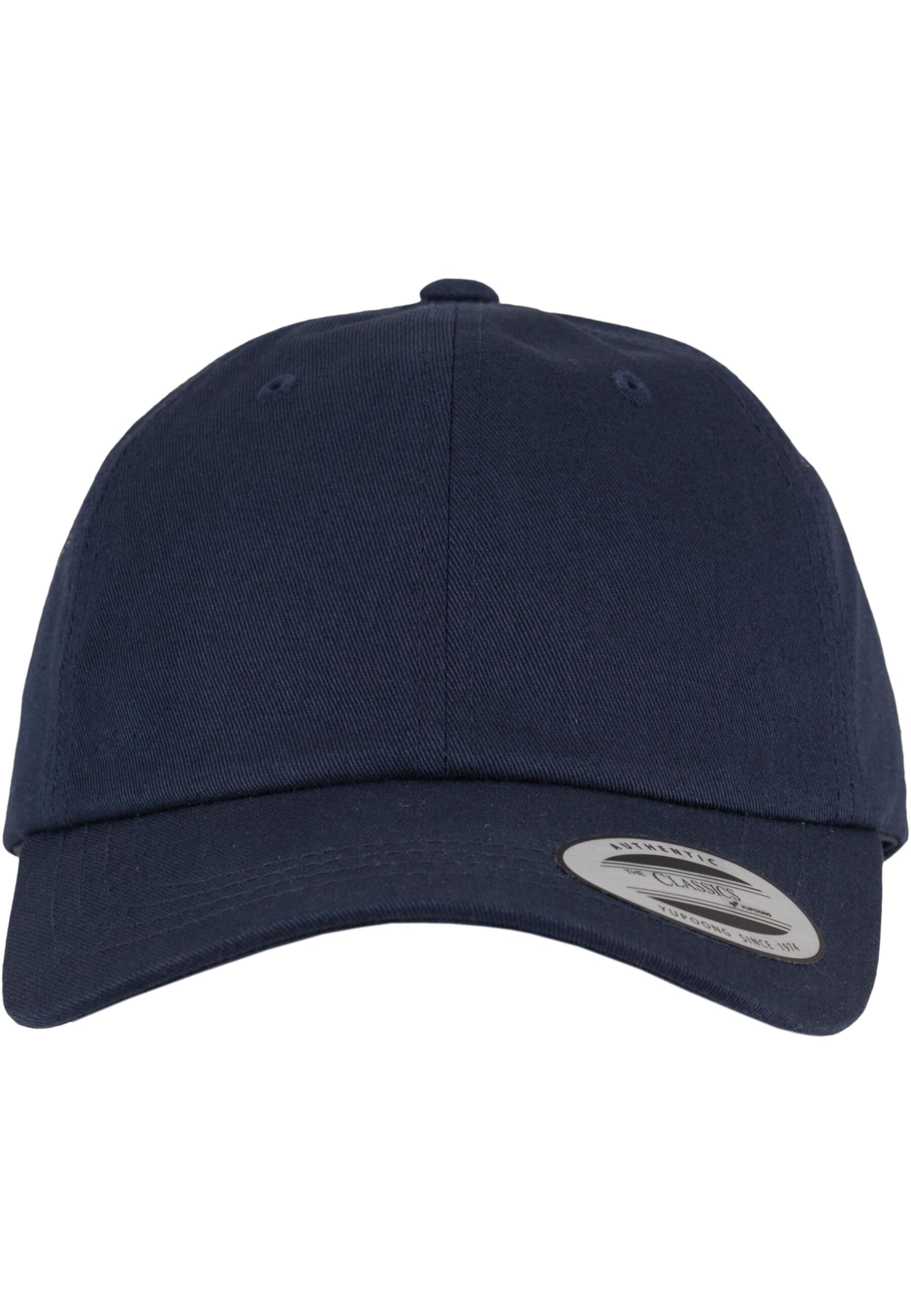 Flexfit Unisex Navy Yupoong Low Profile Cotton Twill Dad Hat Cap Für Damen Und Herren, 6 Panel Baseball Cap Unstructured Mit Messingverschluss, One Size