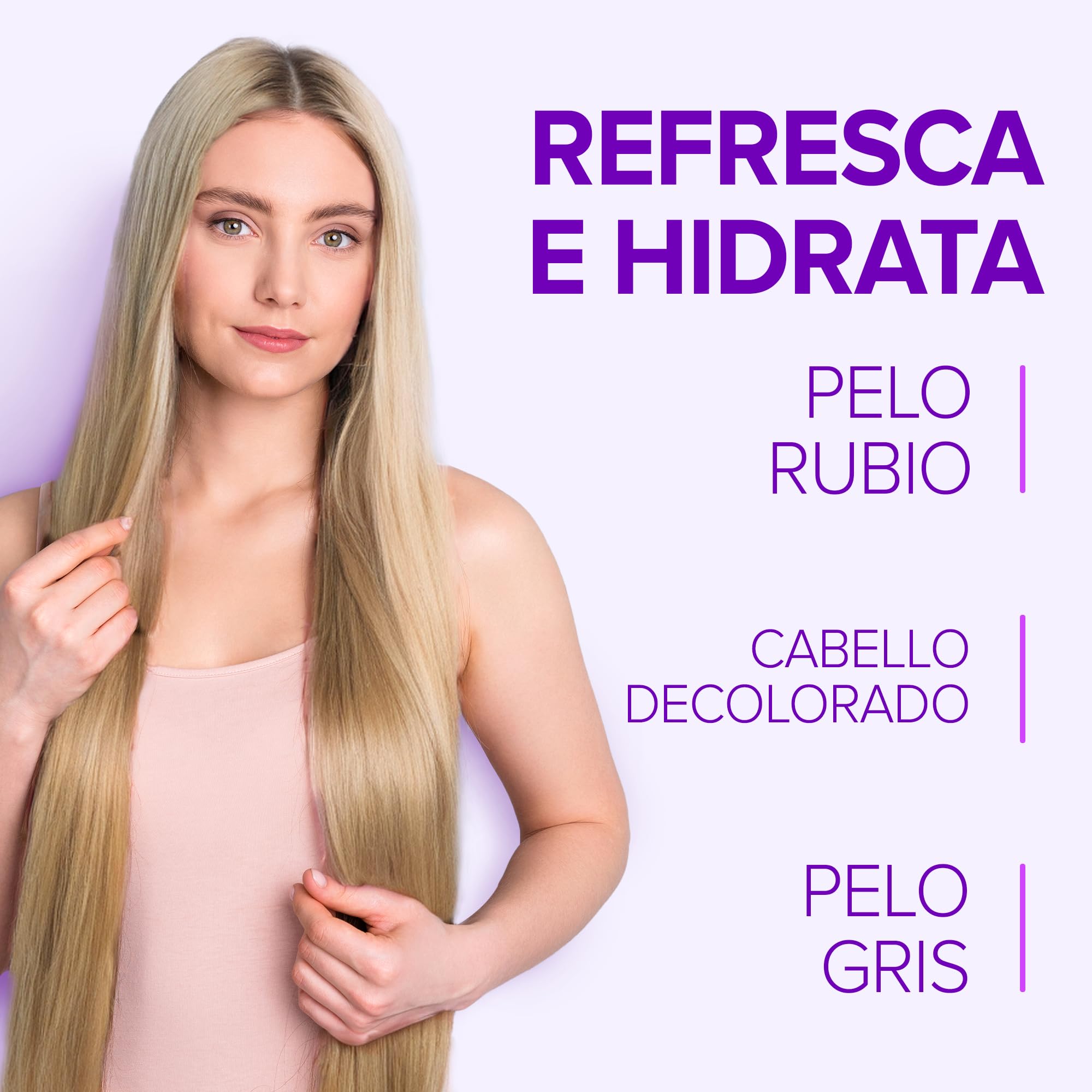 NYK1 Set de Champú y Acondicionador Violeta NO MORE BRASS | 500ml x2