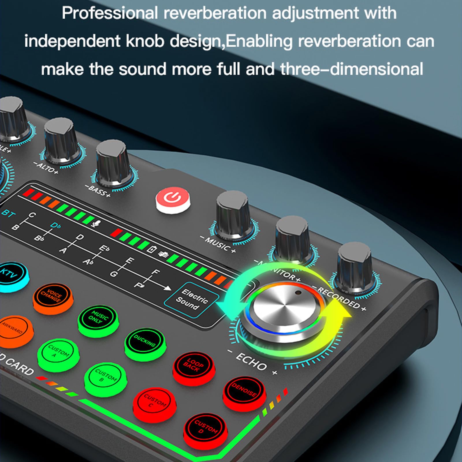 Scheda audio USB Trasmissione Live Scheda audio Avanzata Decodifica Acustica Facile Controllo Per Creatori di Contenuti E Musicisti Interfaccia Audio USB