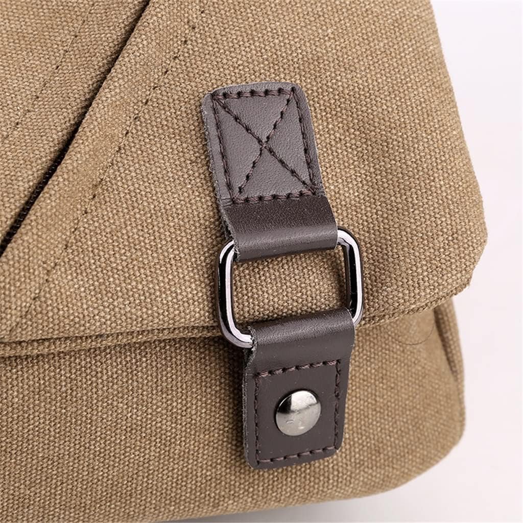 Men Canvas Shoulder Bags Casual Tote Travel Men's Crossbody Bag Messenger Bags Multi Pocket Bag Handbag