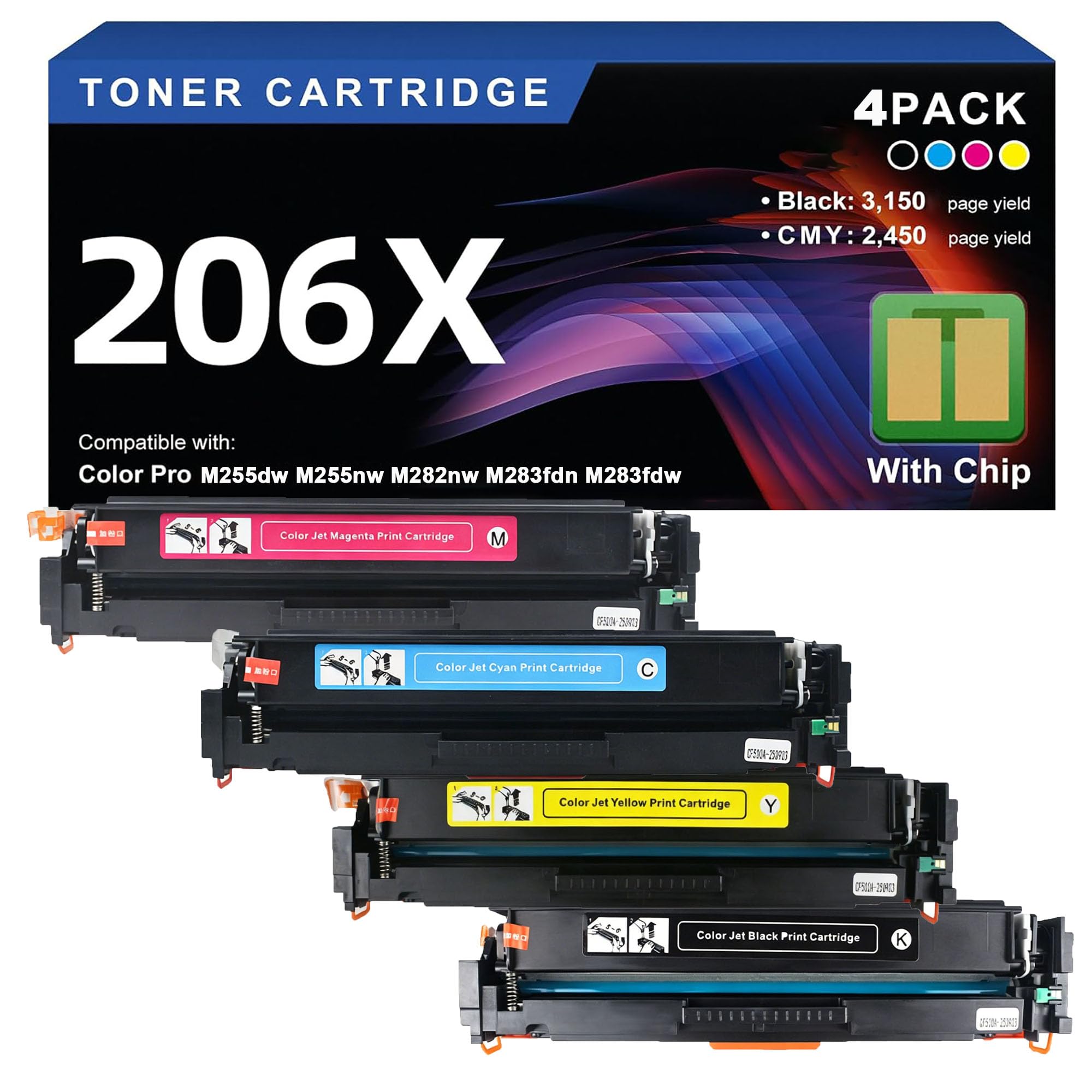 Cartouche 206X pour vos impressions de rapports et présentations au bureau - 8