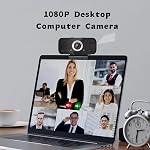 1080P Webcam for Computer Camera Desktop USB Web Cameras for PC with Mic, PC Webcam Laptop Web Camera for Laptop,for Live Streaming Video Calls, for Video Calls, Study, Conference, Record