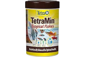 TetraMin Tropical Flakes 3.53 Ounces: Nutritionally Balanced Diet for Healthy Fish