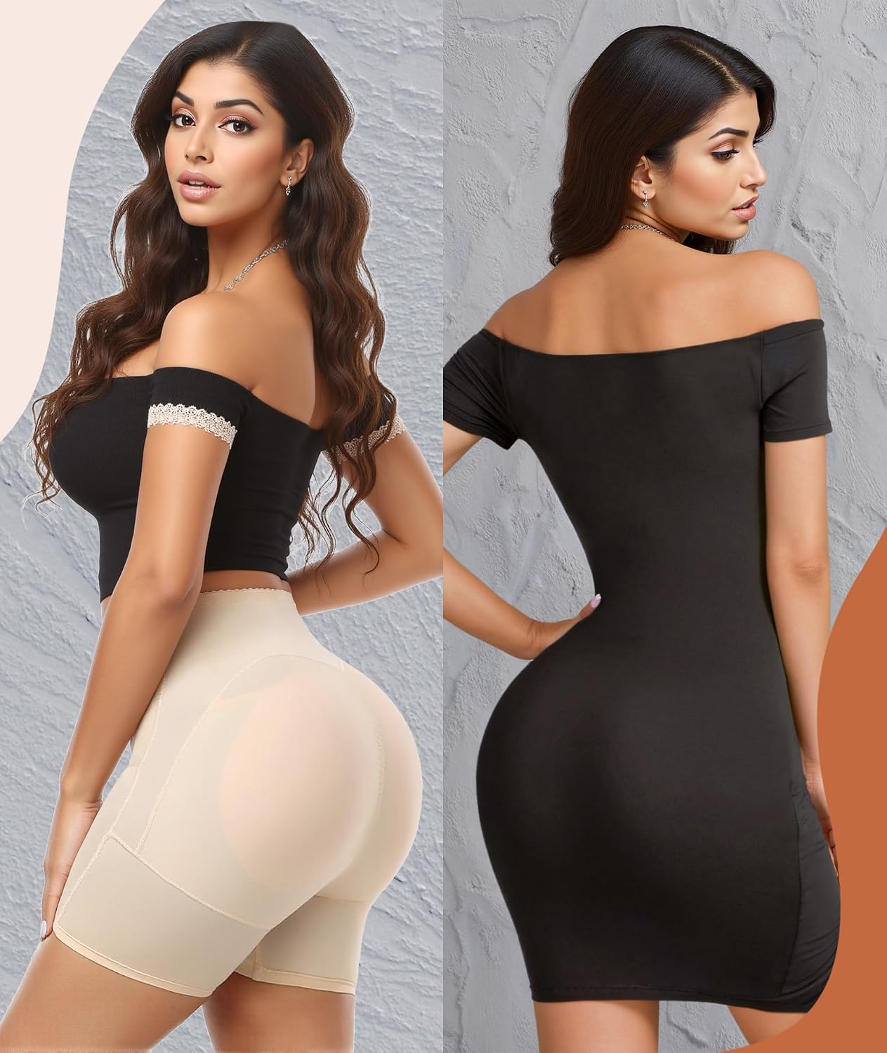 Hip Pads For Women Shapewear Hip Dip Pads Shaping Shortss Tummy Control Panties Butt Padded For Bigger Butt
