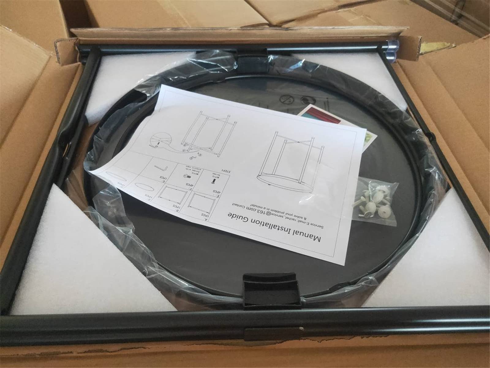 FAXIOAWA Tavolino Vassoio, Tavolino in Metallo, Tavolino Rotondo Antiruggine e Impermeabile, Tavolino da Snack per Divano con Vassoio Rimovibile per Soggiorno, Camera da Letto, Balcone,Rosa