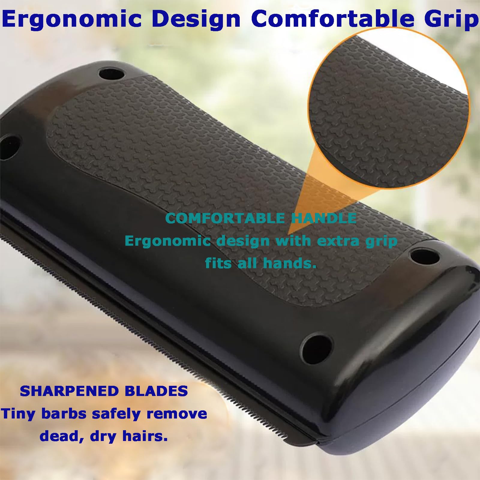 Rhykin - Spazzola per rimuovere i peli di animali domestici, Groompro Rhykin, spazzola per cani Rhykin, accessorio per la rimozione dei peli di animali domestici