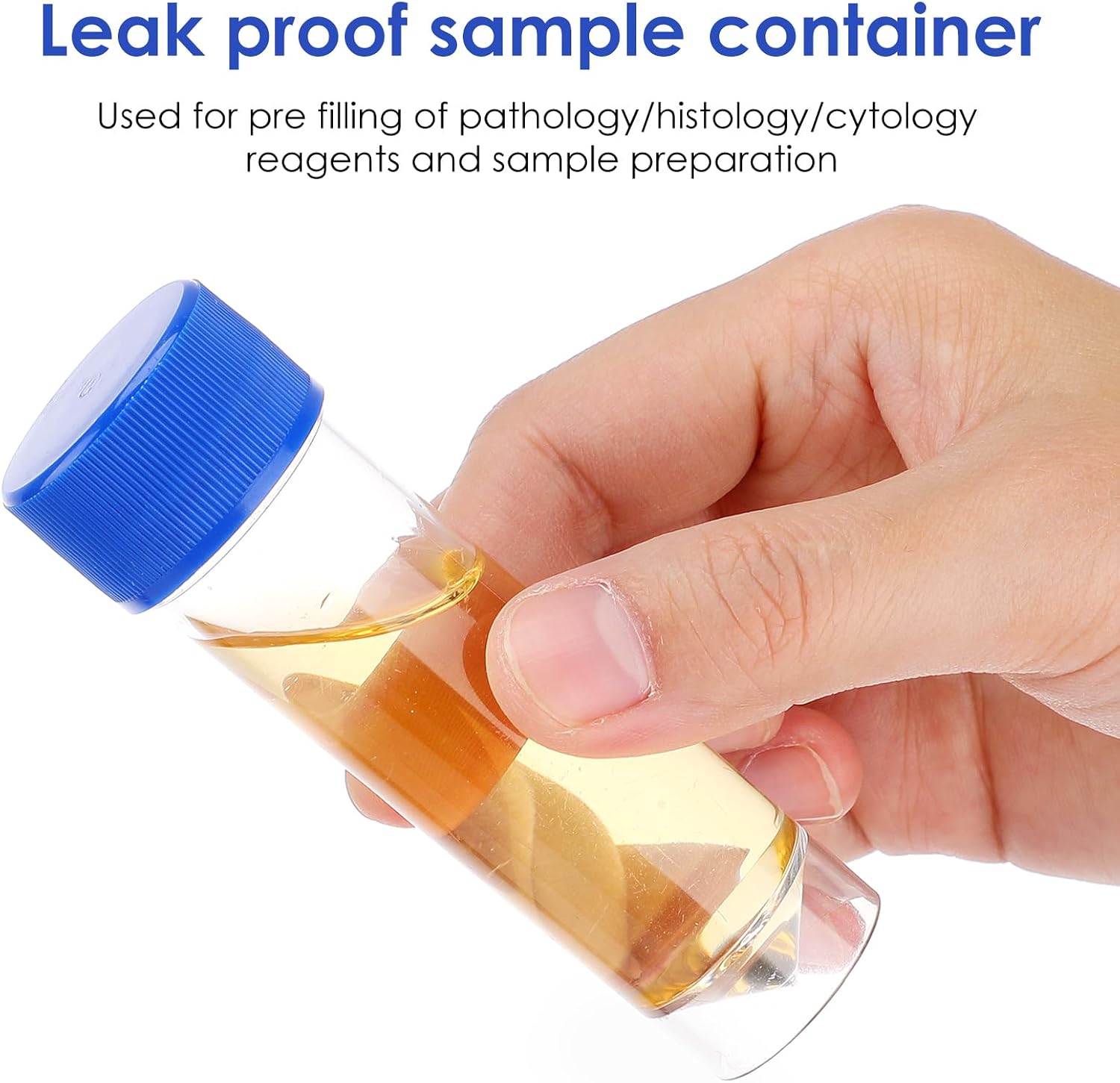 Hemobllo Sterile Cups 3.54X0.90X0.90 Inch Leak-Proof for Medical Laboratory Use Sample Cups for and Liquid