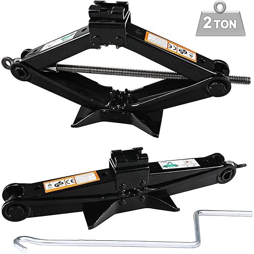 Miniatura 4 de Kit de herramientas para neumático de repuesto y gato tijera de 2 toneladas para Ford F150 2004 a 2014 Conjunto de hierro de repuesto de reparación