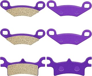 ECCPP Brake Pads Kits Fit for 2002-2006 for Polaris Magnum, 2007-2008 2010-2011 for Polaris Scrambler, 2002-2008 for Polaris Sportsman, 2005-2011 for Polaris Trail Boss, FA159 Front Rear Brake Pads