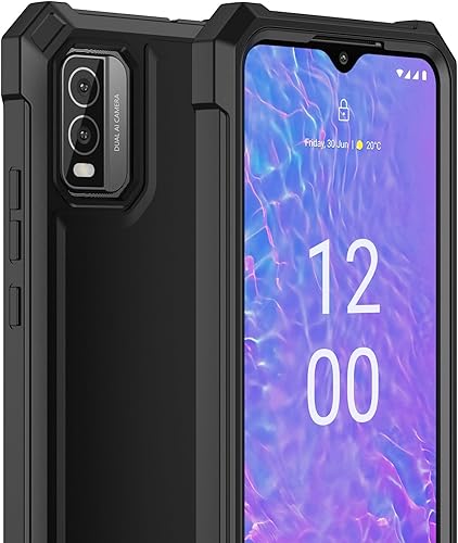 Miniatura 6 de Funda para Nokia C210 con protector de pantalla, funda para teléfono celular Nokia C210 frente y trasera, protección de cuerpo completo, parte