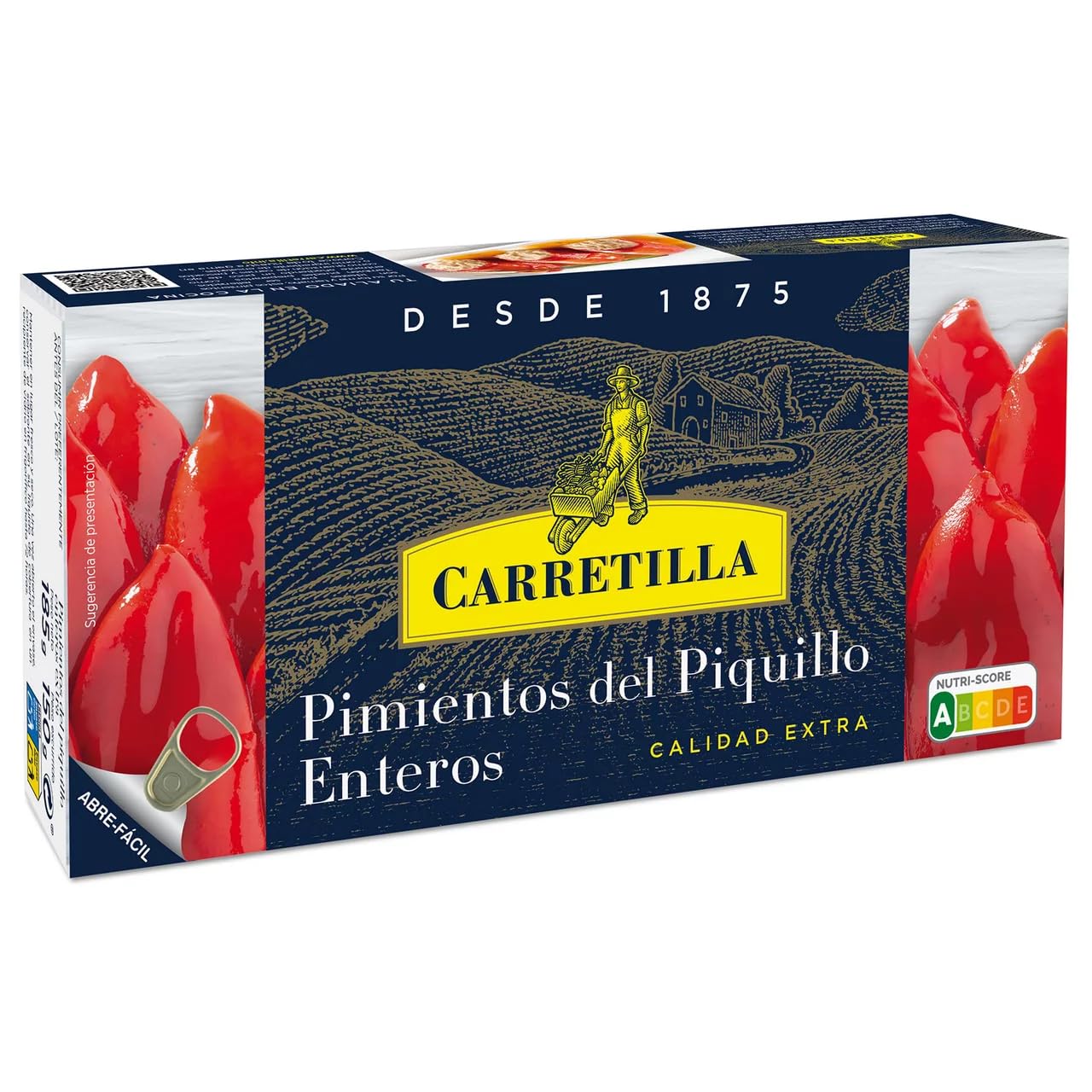CARRETILLA Ganze Piquillo-Paprika 150 g Dose 6er Pack
