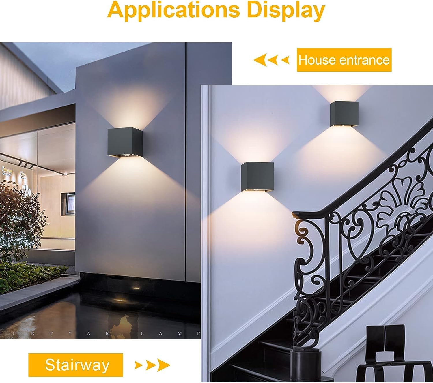 Klighten 12W Außenwandleuchte mit Bewegungsmelder IP65 2700K Anthrazit
