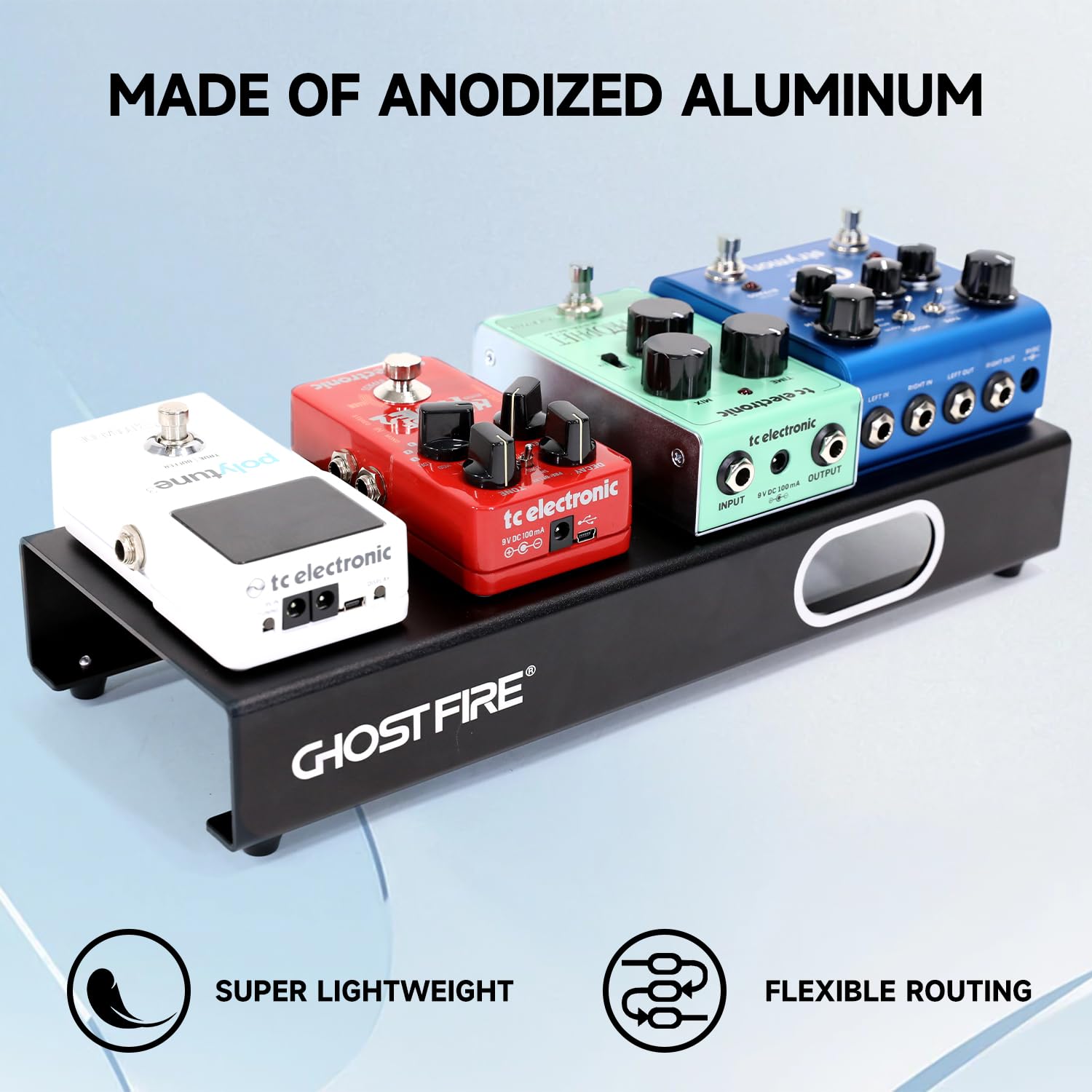 Ghost Fire Guitar Pedal Board Ultrathin Aluminum Effect