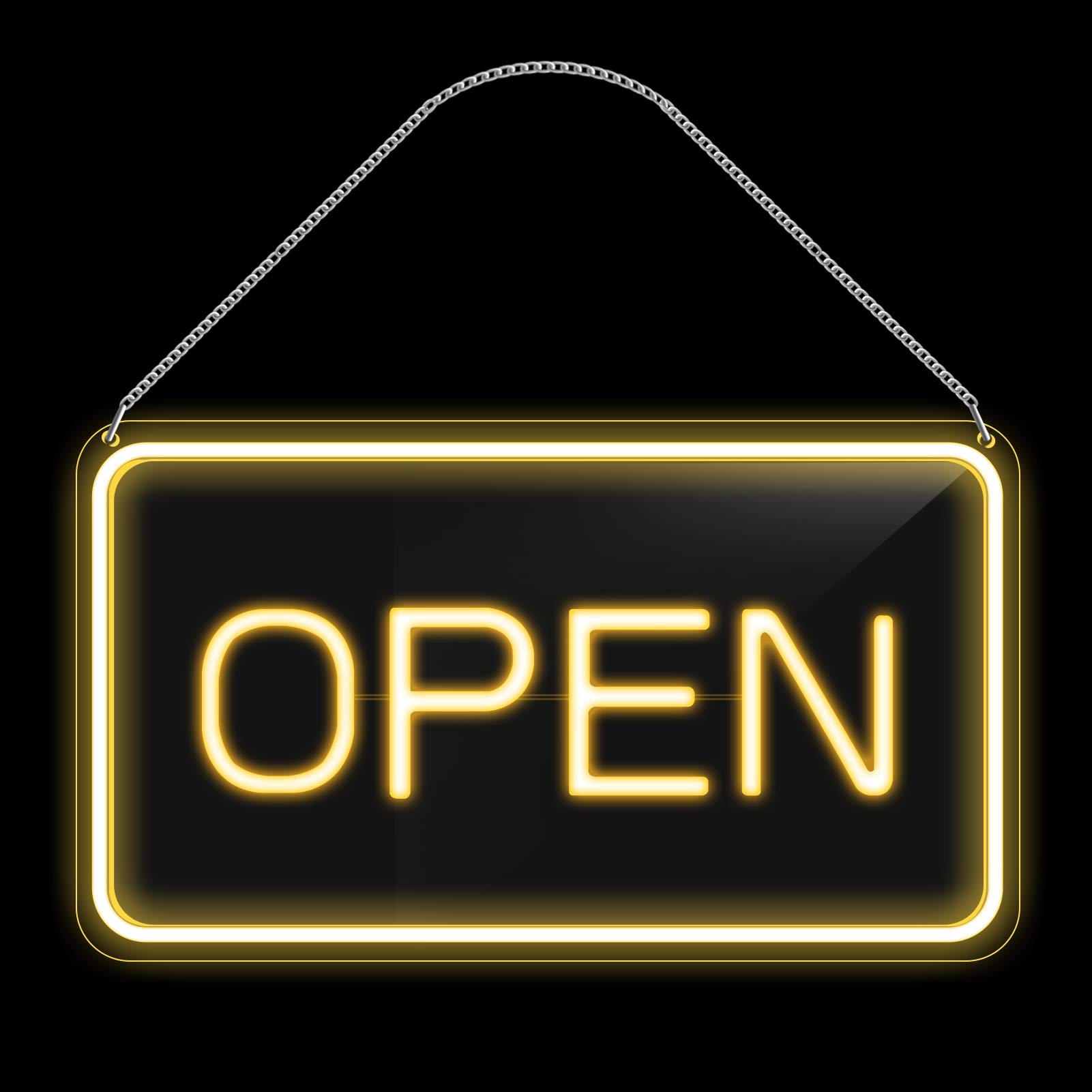 Buy 16"x 9" LED Neon Open Sign for Business, Ultra Bright Lighted Sign