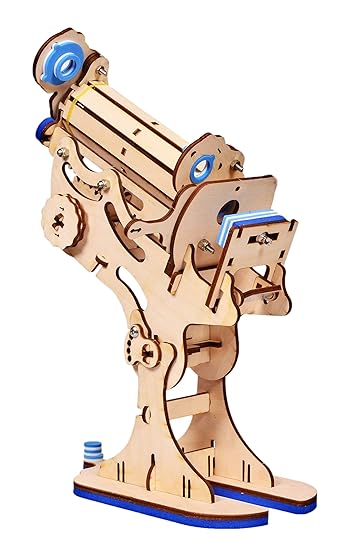 Boson Vault 400x 3D STEM DIY Educational Building Construction Activity Toy Game Kit STEM Wooden Microscope