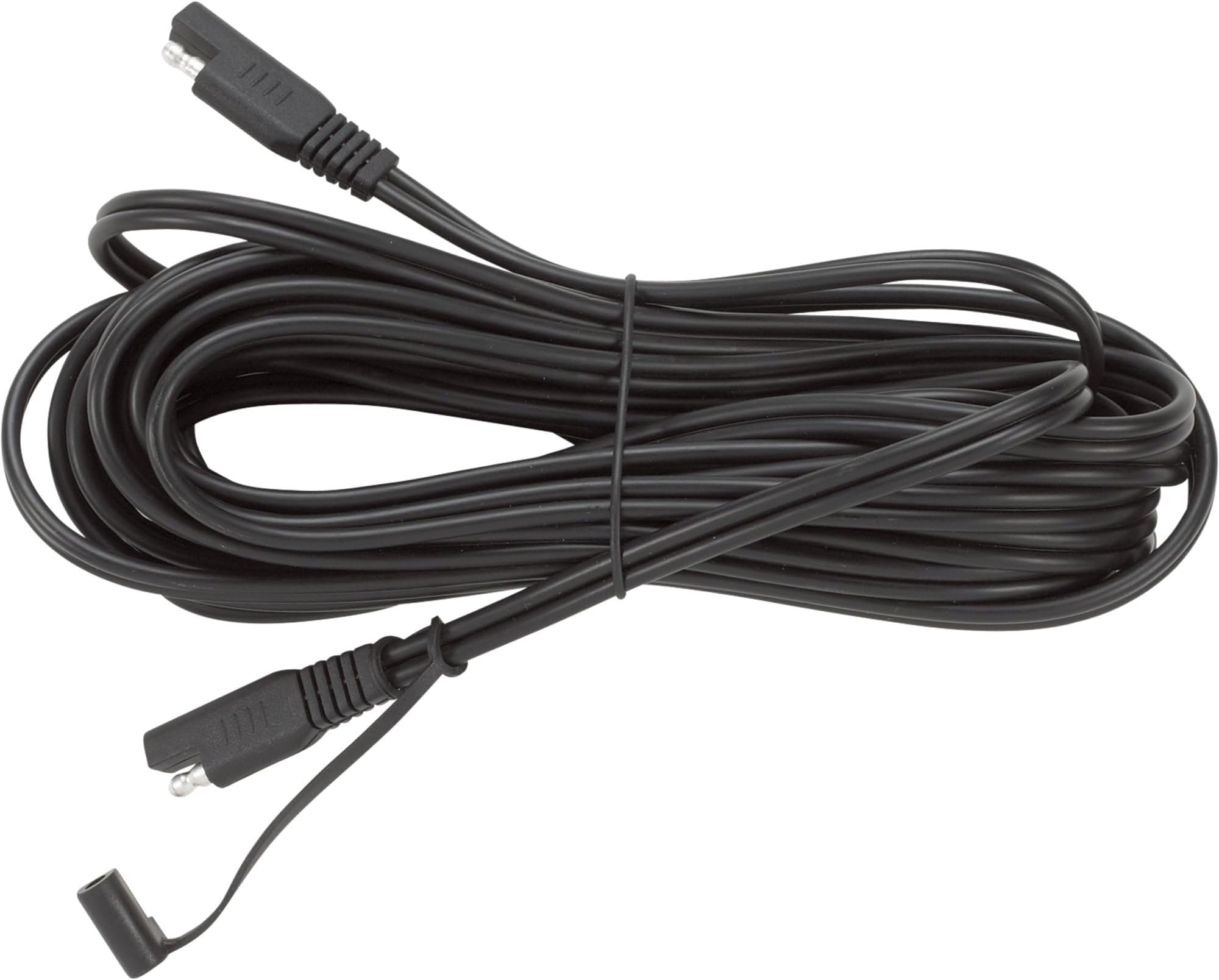 BatteryMINDer DCE25 DC Extension Cable – Heavy-Duty 16 Gauge – Black Zip Cord - Automotive SAE Bullet Connectors – Ideal Series - 25 Feet