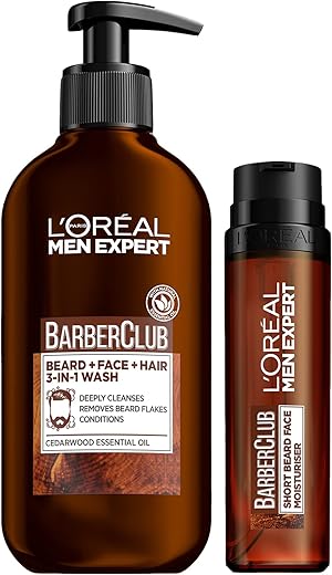 L’Oreal Men Expert Beard Care Kit for Men – Barber Club Beard